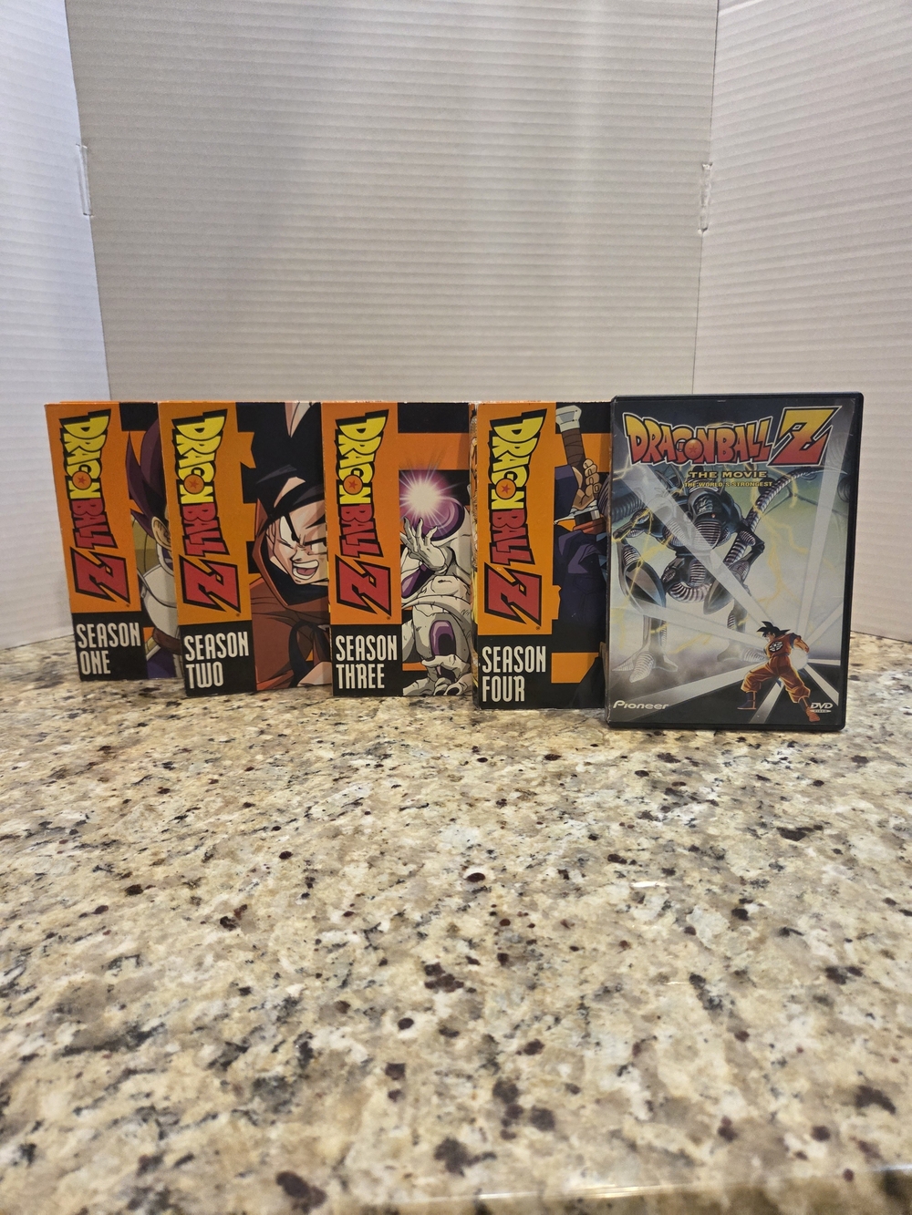 Dragon Ball Z Remastered DVDs Anime Seasons 1-4 & The Movie The Worlds Strongest